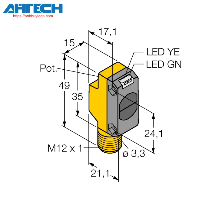 Cảm biến quang Turck qs18vn6rbq8