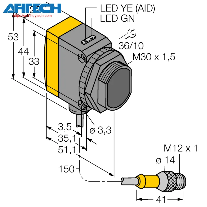 Cảm biến quang Turck qs30af600q5