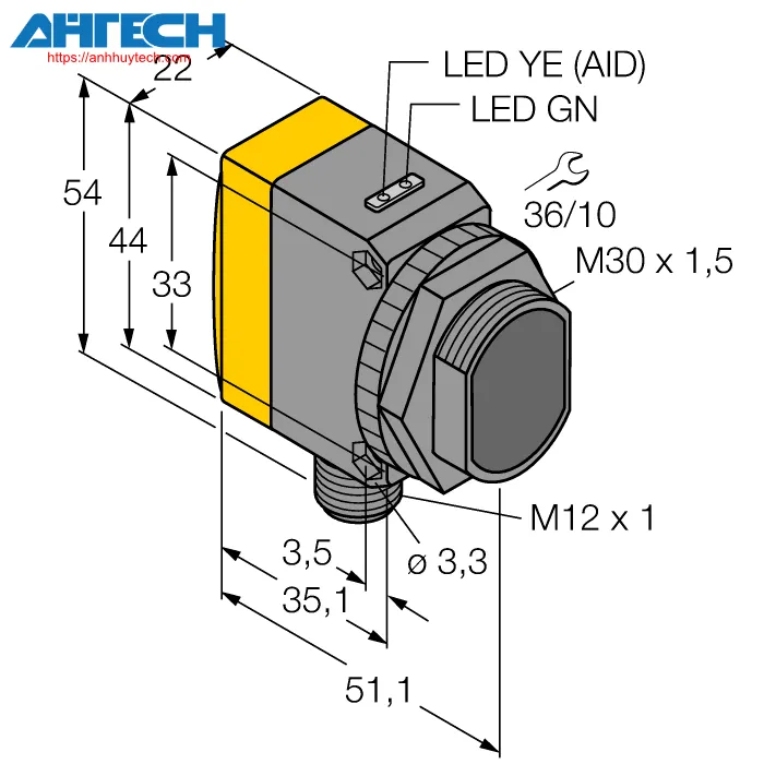 Cảm biến quang Turck qs30aff400q