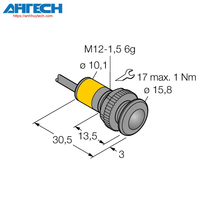 Cảm biến quang Turck sb12tapr