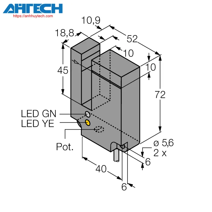 Photoelectric Sensor Turck sl10vb6v