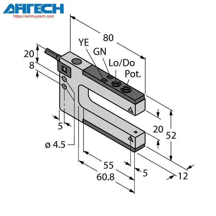 Cảm biến quang Turck slm20b6
