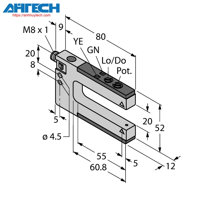 Cảm biến quang Turck slm20p6q