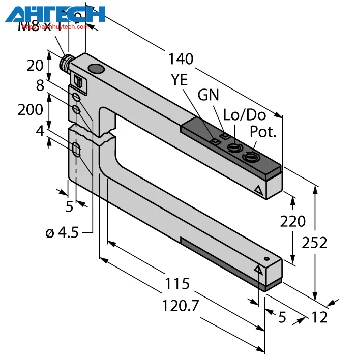 Photoelectric Sensor Turck slm220p6q