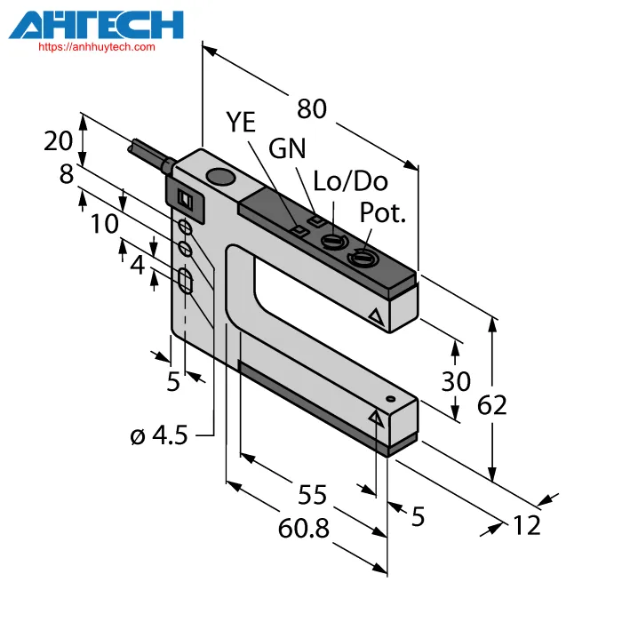 Photoelectric Sensor Turck slm30b6