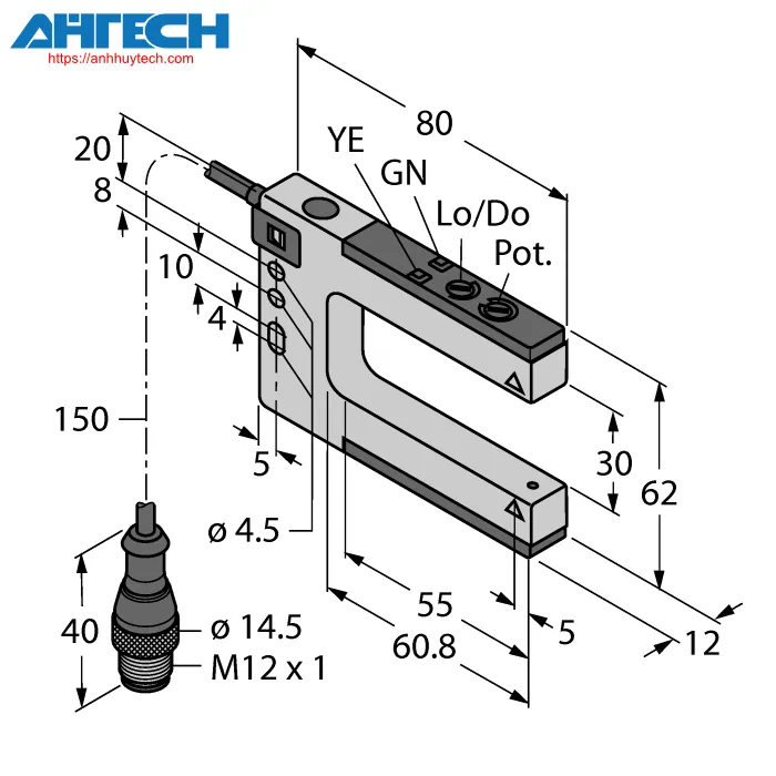 Cảm biến quang Turck slm30b6qpma
