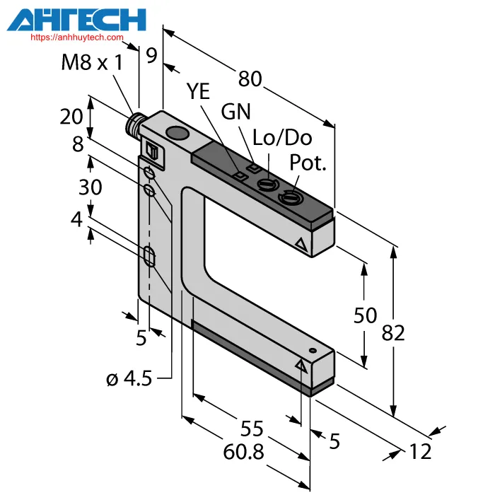 Photoelectric Sensor Turck slm50b6q