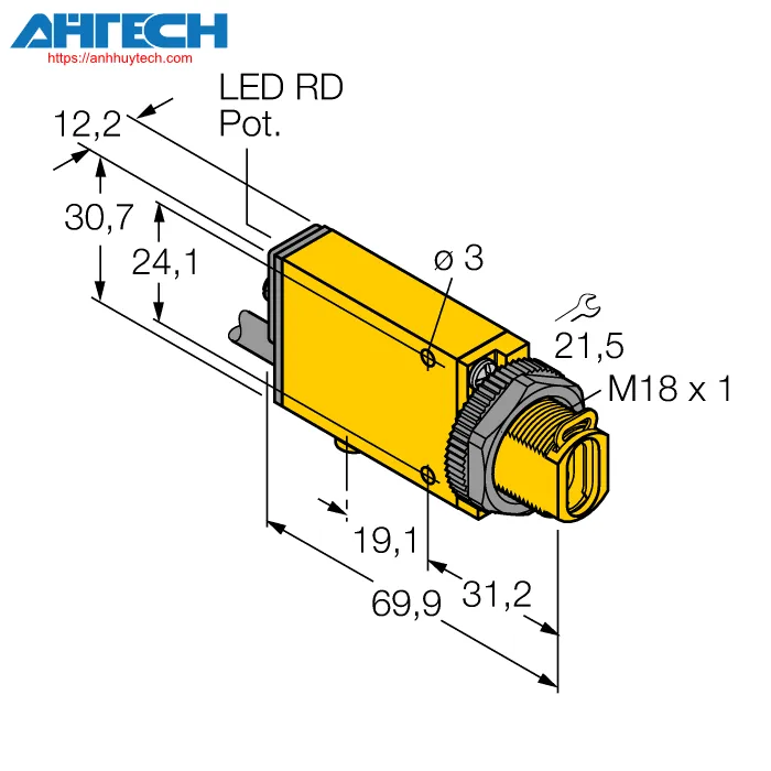 Cảm biến quang Turck sm2a312fvg