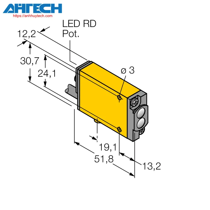 Cảm biến quang Turck sm2a312w