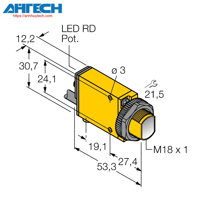 Photoelectric Sensor Turck sm312fvqdp