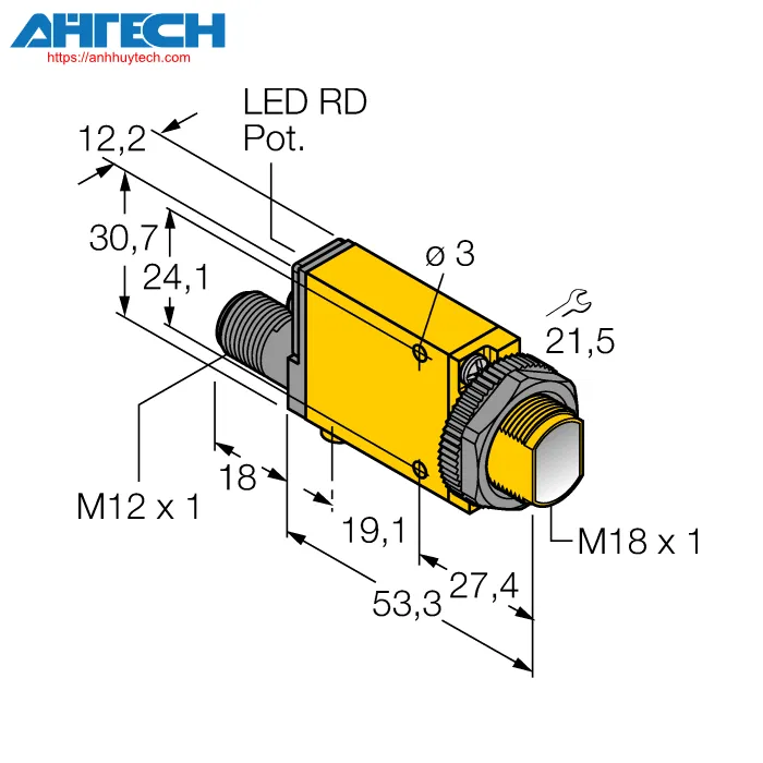 Cảm biến quang Turck sm312lvagqd