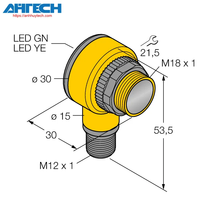 Cảm biến quang Turck t18-2vplp-q8