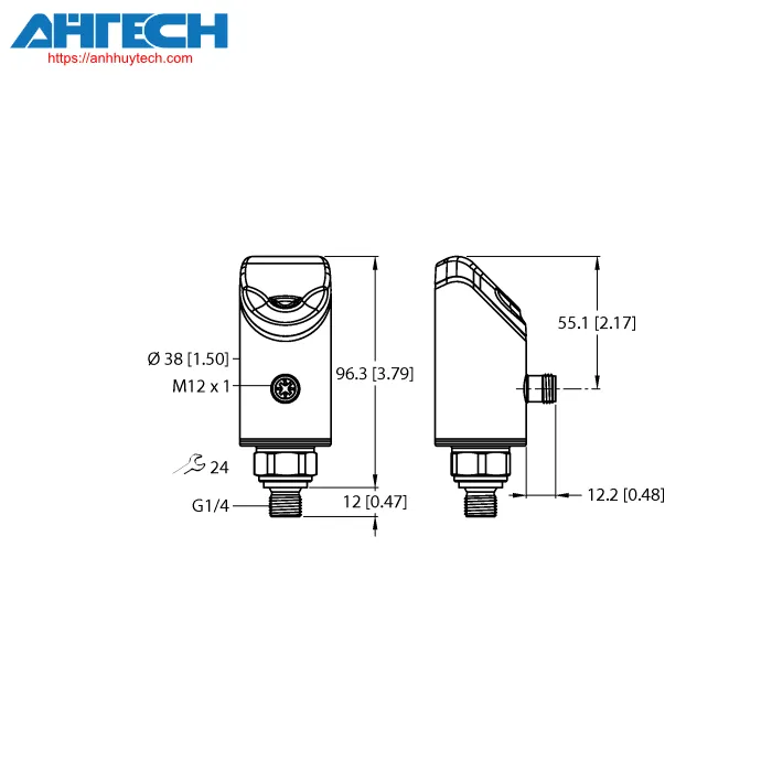 Pressure Sensor Turck ps510-40v-04-li2upn8-h1141-f301