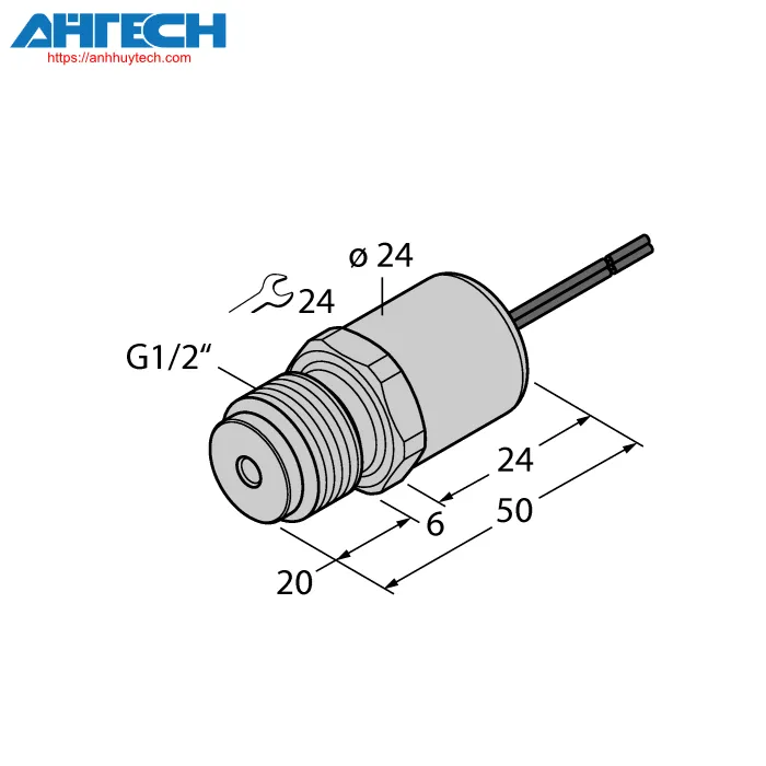 Cảm biến áp suất Turck pt02v-1043-u1-wm05