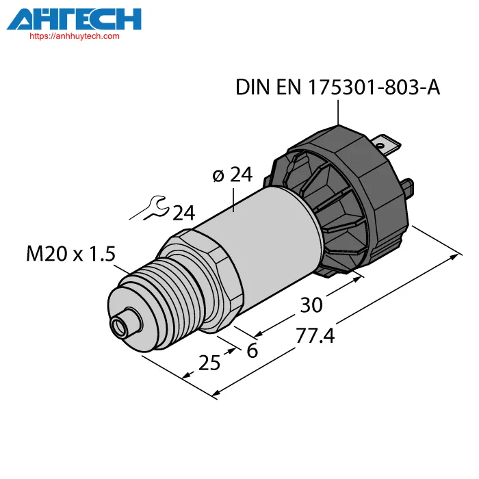 Pressure Sensor Turck pt1000r-2020-ix-da91