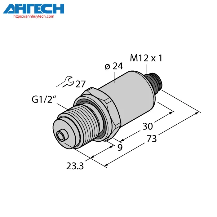 Cảm biến áp suất Turck pt100r-2008-ix-h1143