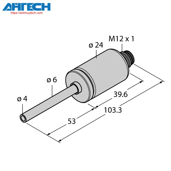 Pressure Sensor Turck pt100r-2042-i2-h1141