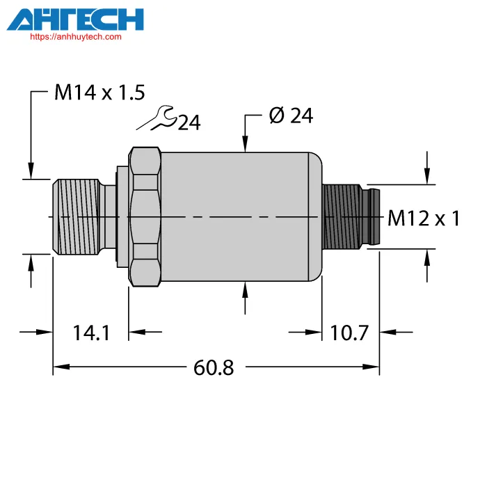Cảm biến áp suất Turck pt100r-2119-i2-h1143