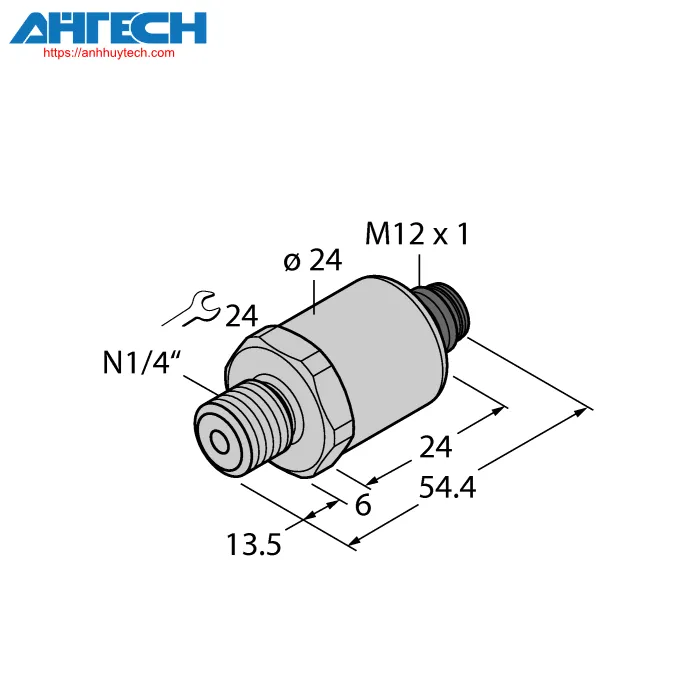 Cảm biến áp suất Turck pt15psig-1003-i2-h1141