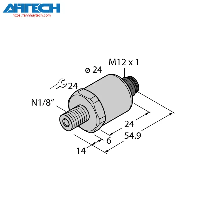 Cảm biến áp suất Turck pt15psig-1014-i2-h1143