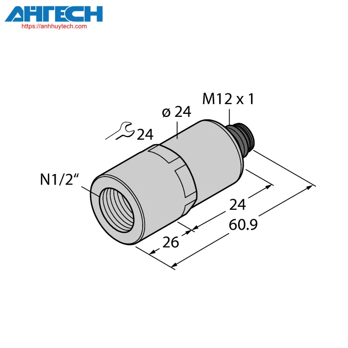 Pressure Sensor Turck pt15psig-1017-i2-h1143-x