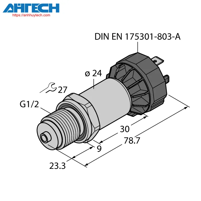 Cảm biến áp suất Turck pt160r-2008-u1-da91-x