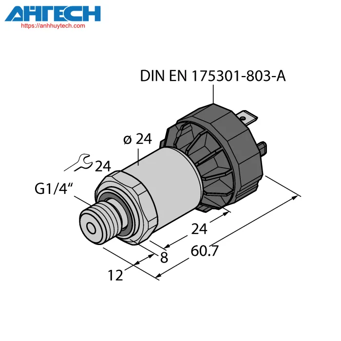 Cảm biến áp suất Turck pt16r-1004-u1-da91
