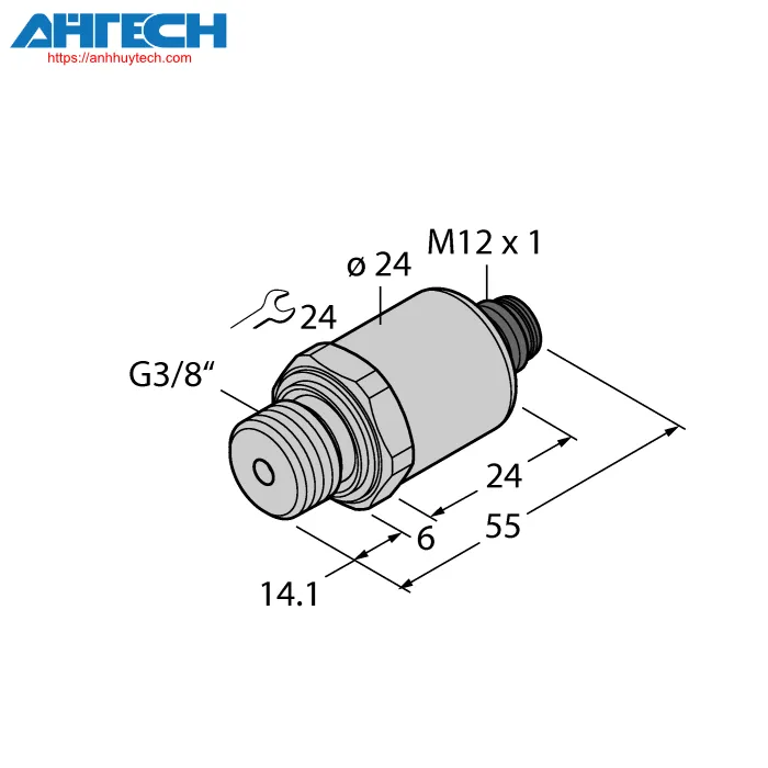 Cảm biến áp suất Turck pt16r-1049-i2-h1141