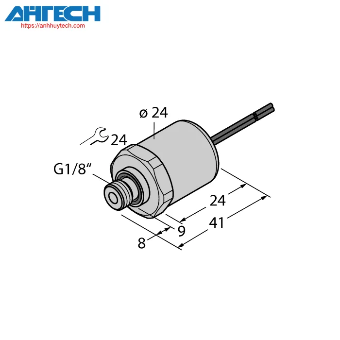 Pressure Sensor Turck pt1vr-1013-u1-wm05