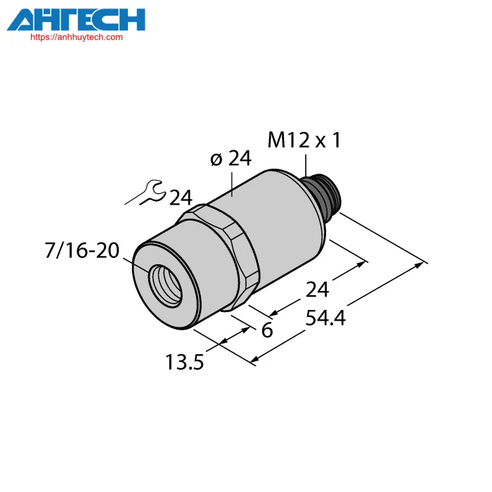 Cảm biến áp suất Turck pt200psig-1018-u6-h1143