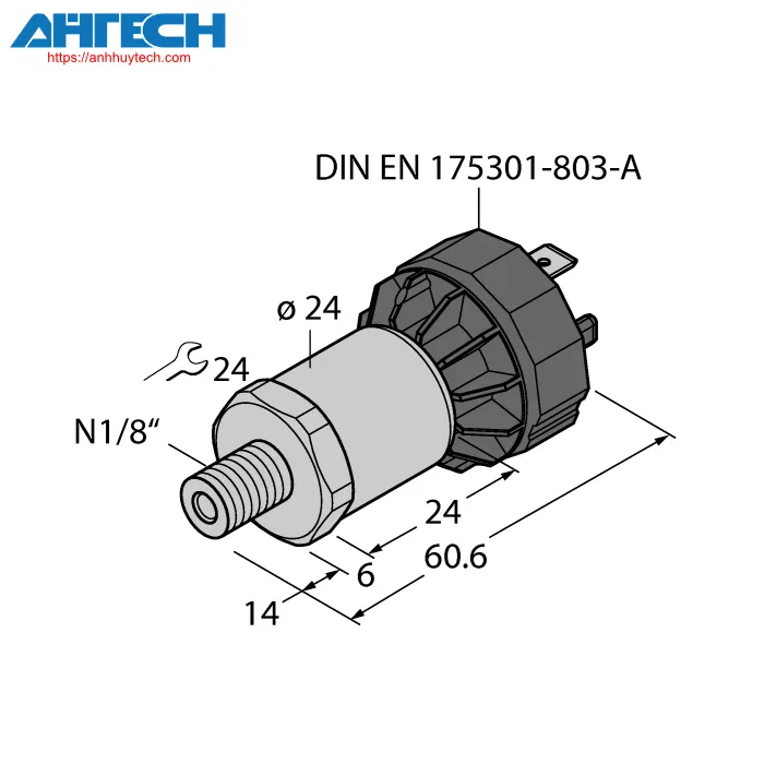 Pressure Sensor Turck pt20psig-1014-i2-da91