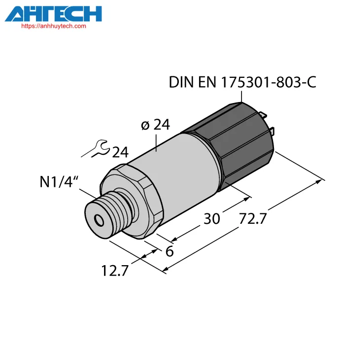 Cảm biến áp suất Turck pt250r-2003-u2-dc91