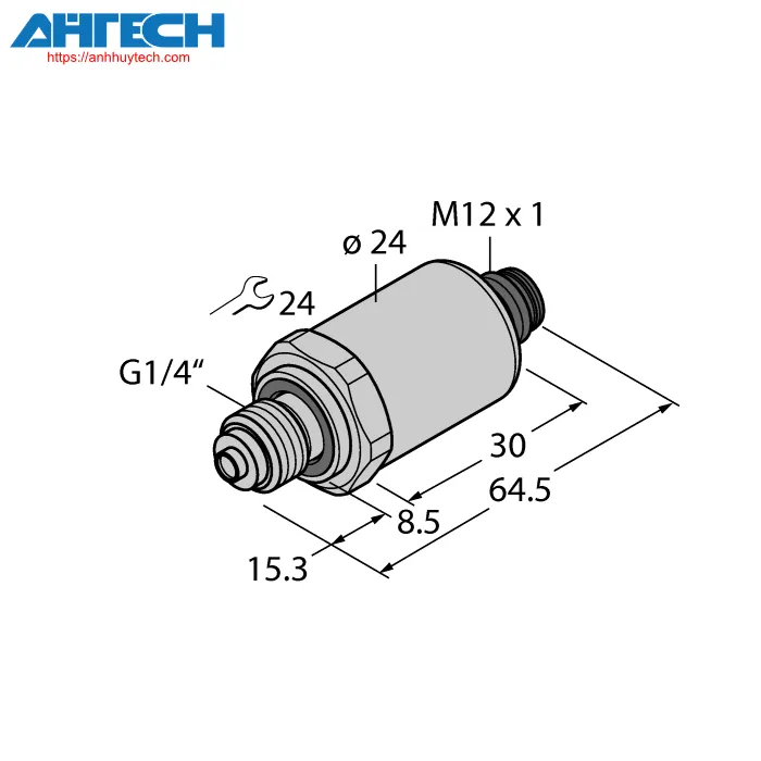 Cảm biến áp suất Turck pt25r-2040-i2-h1143