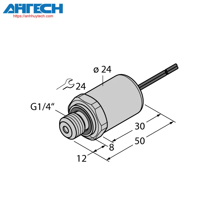 Cảm biến áp suất Turck pt350r-2004-i2-wm05
