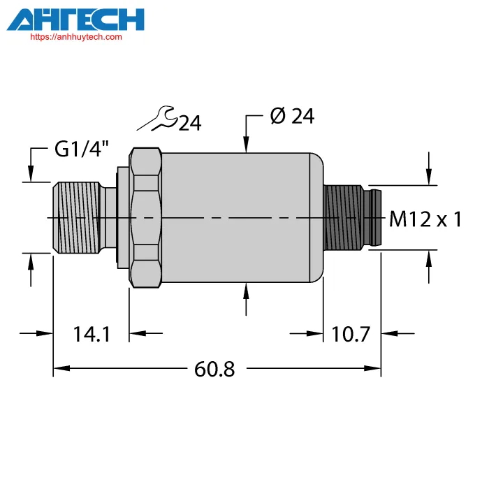 Pressure Sensor Turck pt400r-2104-u6-h1141