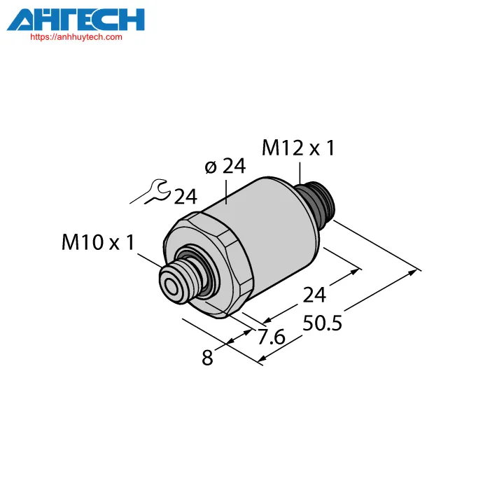 Cảm biến áp suất Turck pt40r-1041-i2-h1141-x