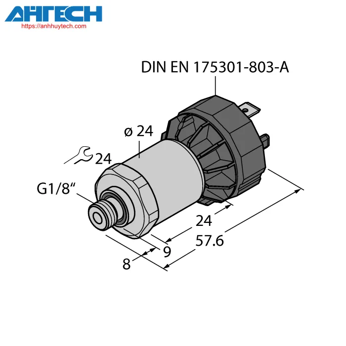 Cảm biến áp suất Turck pt4r-1013-u3-da91