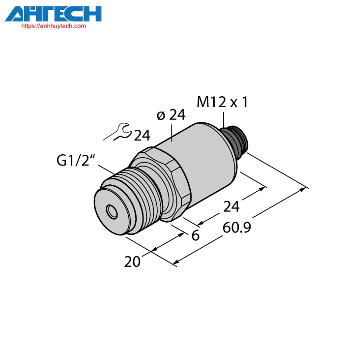 Cảm biến áp suất Turck pt4r-1043-iol-h1141