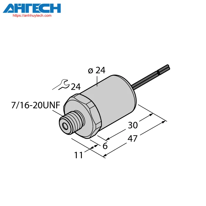 Pressure Sensor Turck pt5000psig-2005-i2-wm05