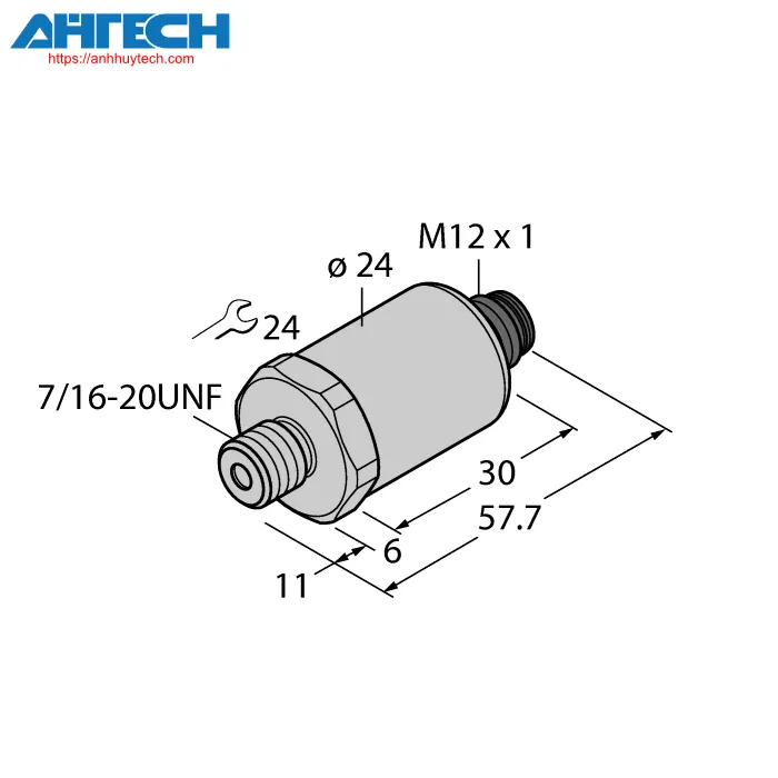 Pressure Sensor Turck pt5000psig-2005-u1-h1141
