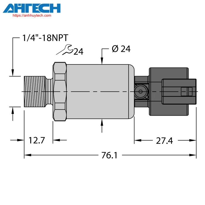Cảm biến áp suất Turck pt500psig-2103-i2-dt043p