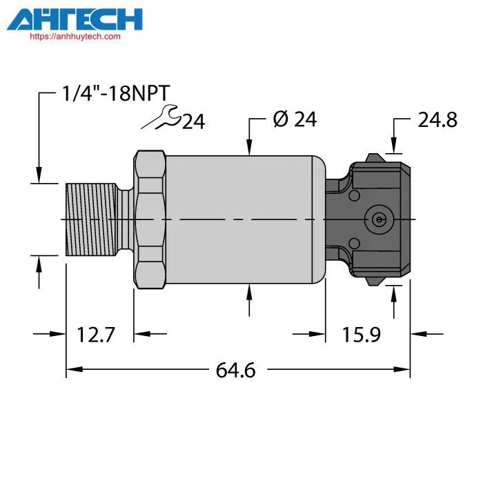 Cảm biến áp suất Turck pt600r-2103-i2-amp3j1