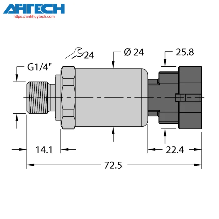 Pressure Sensor Turck pt600r-2104-i2-amps15