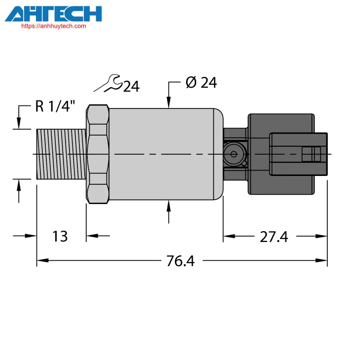 Cảm biến áp suất Turck pt600r-2110-i2-dt043p