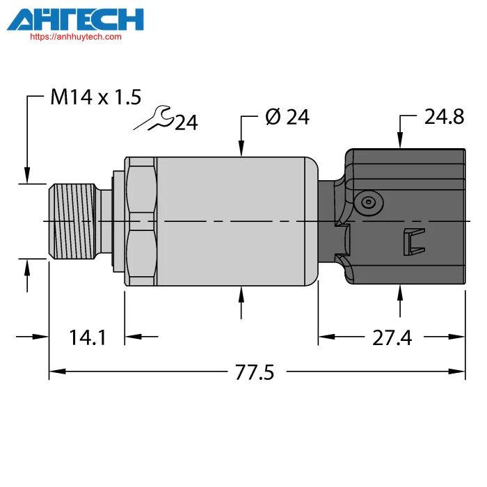 Pressure Sensor Turck pt600r-2119-i2-ko28a2