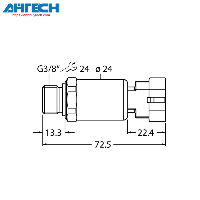 Pressure Sensor Turck pt600r-2149-i2-amps15