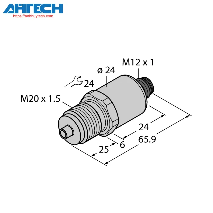 Cảm biến áp suất Turck pt6a-1020-i2-h1143