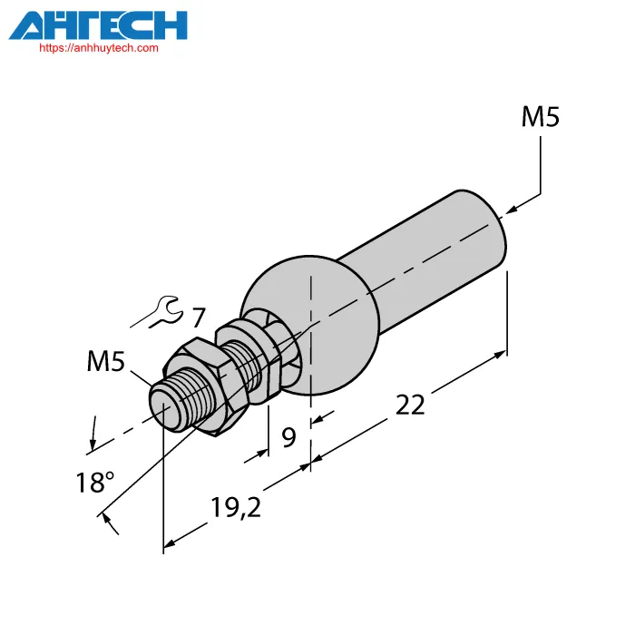 Phụ kiện cảm biến Turck ab-m5