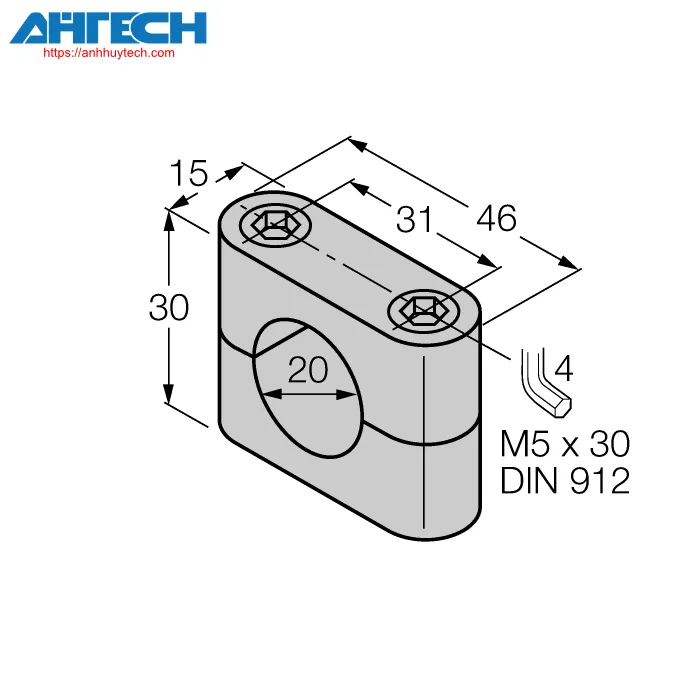 Phụ kiện cảm biến Turck bs-20