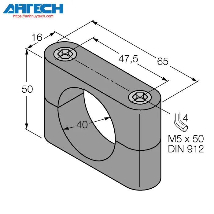Phụ kiện cảm biến Turck bs-40